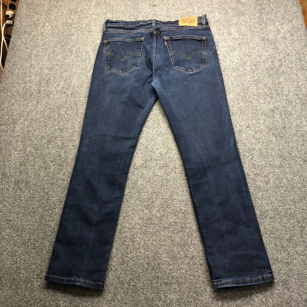 Levis 511 Slim Fit Jeans Mens 36x32 Dark Wash Blue Denim Pants